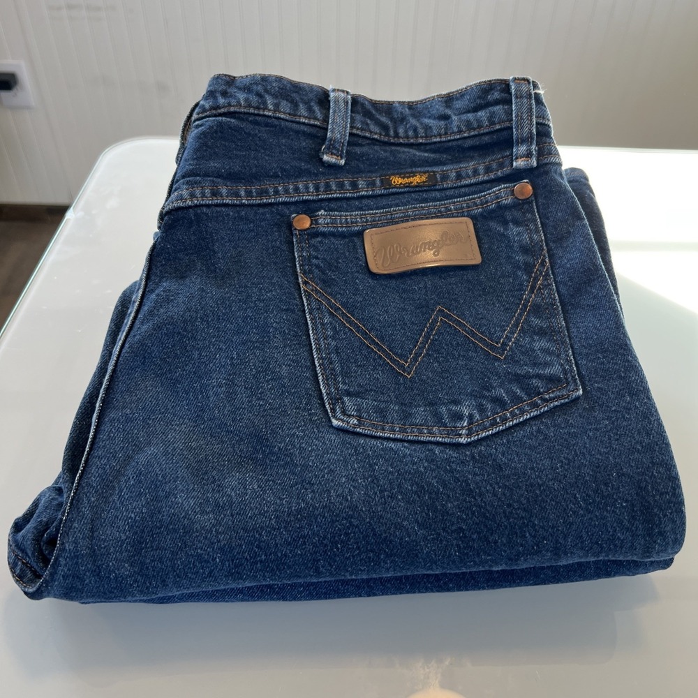 Wrangler Jeans - 947STR‎  Regular Fit Stretch Mens 38X30 Dark Wash Western